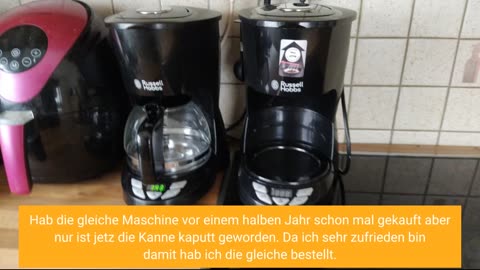 Russell Hobbs Kaffeemaschine [Digitaler Timer, Brausekopf für optimale Extraktion&Aroma]