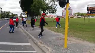 EFF and parents rol at Brackenfell school