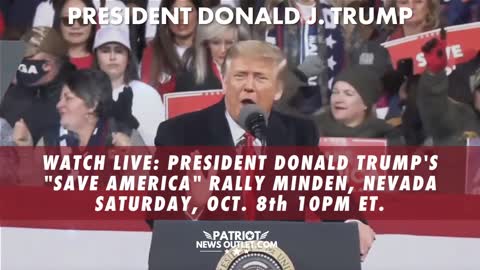 FULL RALLY REPLAY: President Trump's "Save America" Rally, Minden Nevada | 10/08/2022