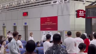 China starts enforcing its zero-COVID policy with machine guns at Xishuangbanna Airport in Yunnan