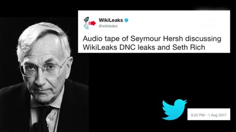 (2017) Seymour Hersh discussing Wikileaks DNC leaks Seth Rich>FBI report.