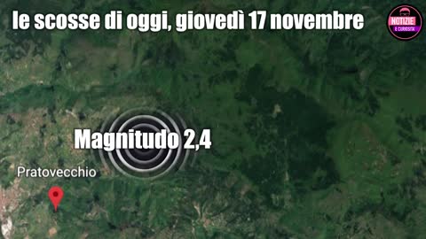 Terremoto Italia oggi: 2 forti scosse il boato e la paura dei residenti - stime danni (17 novembre)