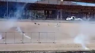 El Paso, TX Border Patrol agents forced to deploy gas after illegals begin throwing objects