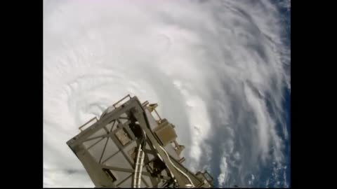 HURRICANE FRANKLIN IS SEEN FROM THE INTERNATIONAL SPACE STATION