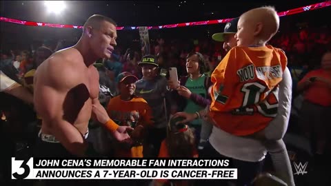 WWE Top 10 John Cena’s fan interactions