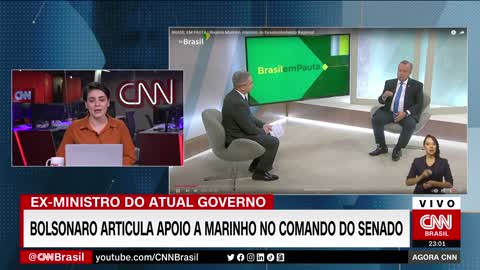 Bolsonaro articula apoio a Marinho no comando do Senado | AGORA CNN