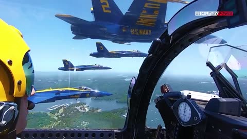 Aerobatic Performance of the U.S. Navy’s Blue Angels ✈✈✈