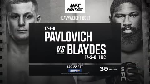 Curtis Blaydes vs Chris Daukaus|Free Fight|UFC Vegas71