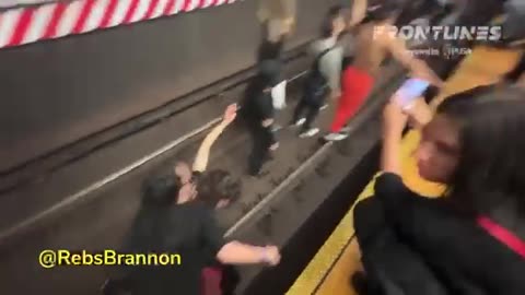 Breaking: Protesters are now disrupting the subway in NYC for Jordan Neely