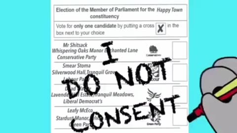 Vote "I Do Not Consent".