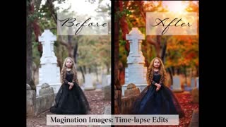 Time-lapse Photo Edit in Adobe — Halloween Cemetery Shoot