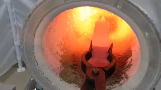 Heat treating my desktop anvil