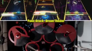 Panic Attack by Dream Theater - Rockband 4 - Expert Pro Drums