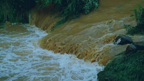 Epic Rain and River Flood Sounds for Stress-Free Unwind and Peace - 1 Hour 32 Minutes