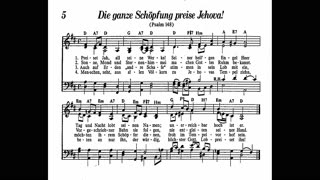 Die ganze Schöpfung preise Jehova! (Lied 5 aus Singt Jehova Loblieder)