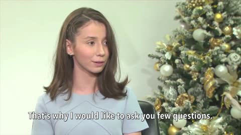 Blind Teen Journalist Interviews President Putin