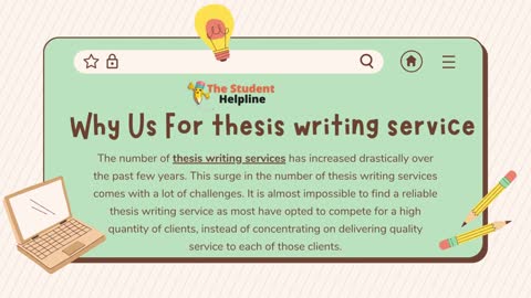Why Do You Need Thesis Writing Service?