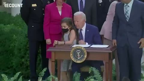 What Biden Does to Little Girl at Rose Garden Event BREAKS THE INTERNET