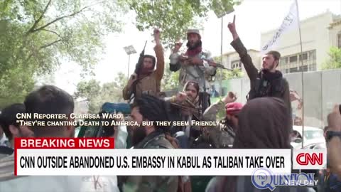 CNN Reporter Crew gets accosted by Taliban took safety off AK47