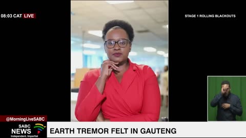 Earth tremor felt in Gauteng South Africa