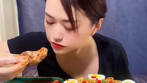 Chinese food eating | chinese recipes eating
