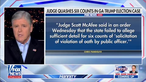 Sean Hannity on the Georgia Case