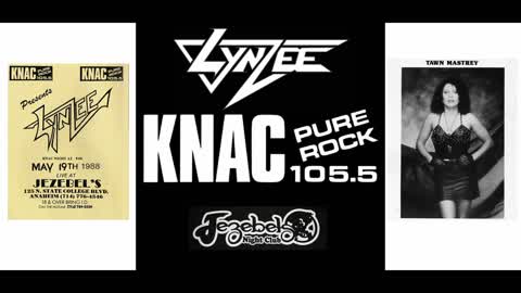 KNAC PURE ROCK Night - LYNZEE - at Jezebel's Nightclub Hosted by Tawn Mastrey (1980's On-Air Promo)