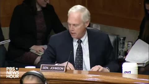 Sen. Ron Johnson Calls Out Chris Wray's Excuses