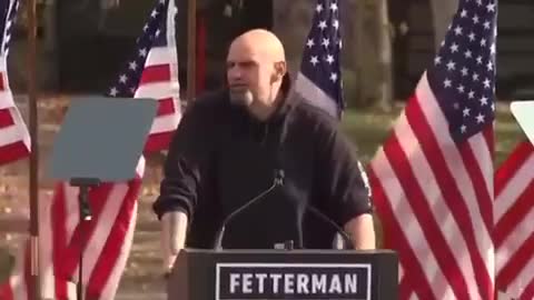 Fettermen takes a shot at trump | “Happy to be here with a president who is 100% sedition free.