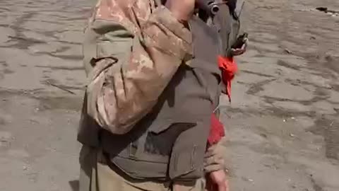A drunk Russian soldier is a fighter, lol!