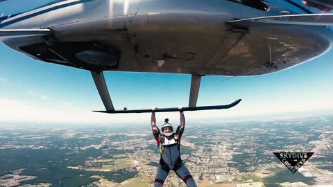 Chopper Jump Skydive Cross Keys