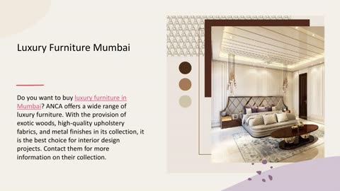 Luxury Furniture Mumbai