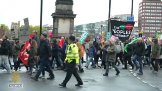 UK cost of living protests: Anti-austerity demonstrations in London