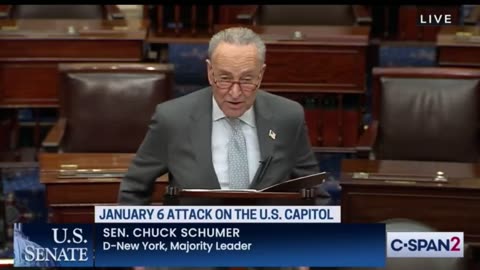 They're Freaking Out Big Time Senator Schumer Condemns Tucker Carlson's January 6th Tapes S