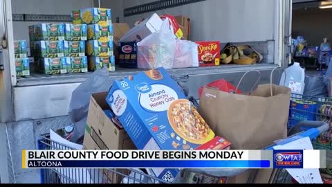 Blair County Food Drive begins Monday