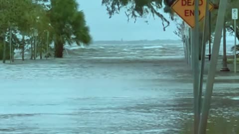 Jacksonville becomes the ocean today! Hurricane Nicole and floods in Jacksonville