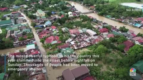 Deadly Typhoon Noru Strikes At The Philippines