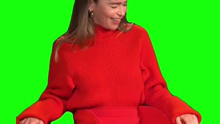 “Daddy, Daddy, Daddy. When Are We Filming?” Emilia Clarke | Green Screen