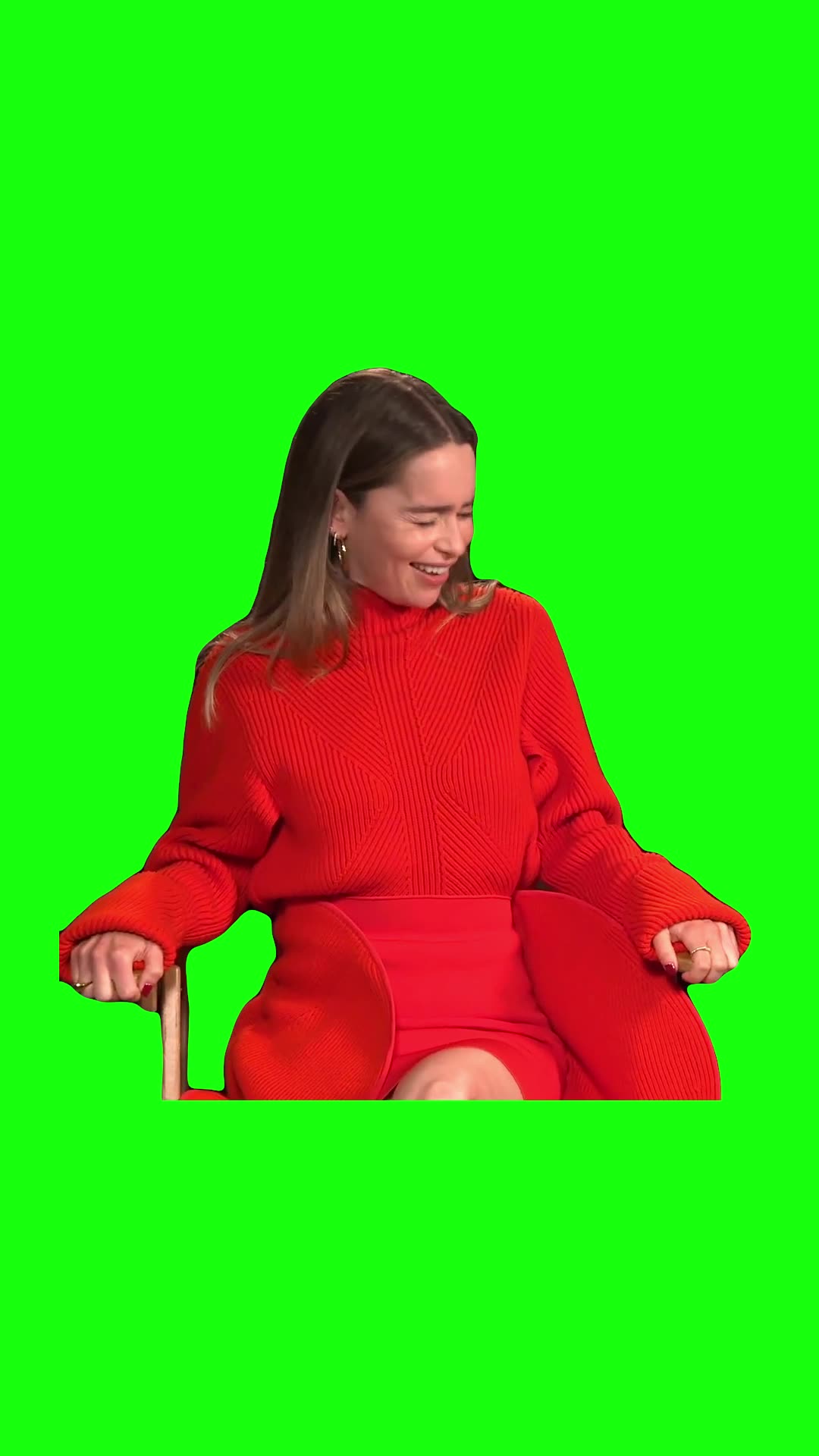 “Daddy, Daddy, Daddy. When Are We Filming?” Emilia Clarke | Green Screen