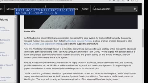 Some News About Our Moon to Mars Architevture On this week@ NASA -April21,2023