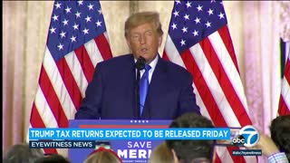 Trump's tax returns expected to be released on Friday