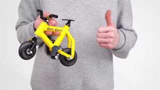 The small bicycle fully functional
