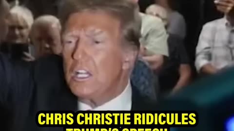 Trump_s latest speech gets RIDICULED by Chris Christie in new interview