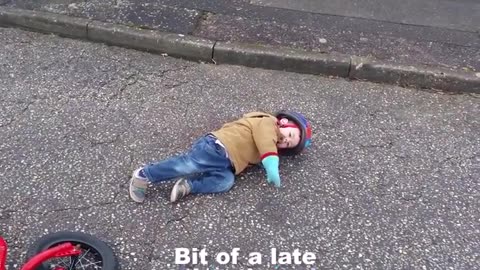 "Baby 'Try Not to Laugh' Gags & Kid's Shocking Bicycle Accident - Funniest Video Compilation"