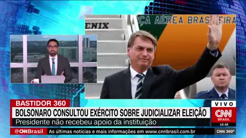 Bolsonaro consultou o Exército sobre judicializar a eleição | CNN 360º