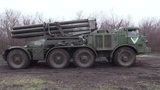 Russia Says It Has Fired On Ukrainian Military Positions Using 'Hurricane' MLRS