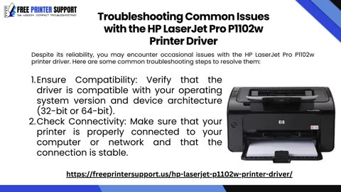 HP LaserJet Pro P1102w Printer Driver - Download