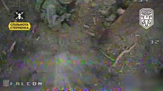 🚀🇺🇦 Ukraine Russia War | FPV Drone Strikes Three Russian Soldiers | Kreminna Forests | RCF