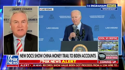 New Documents released by Rep. James Comer shows the China money trail to the Biden Crime Family