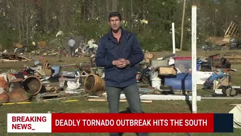 Deadly Tornado Outbreak Hits South Leaving Fields Of Debris